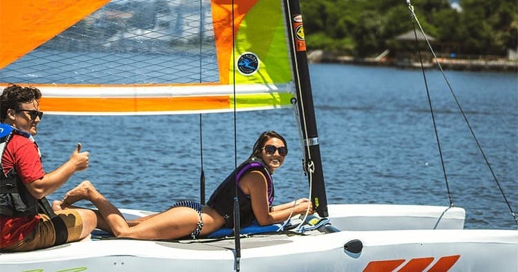 Sail the Serene Waters of Biscayne Bay with Hobie Wave Rentals in Key Biscayne