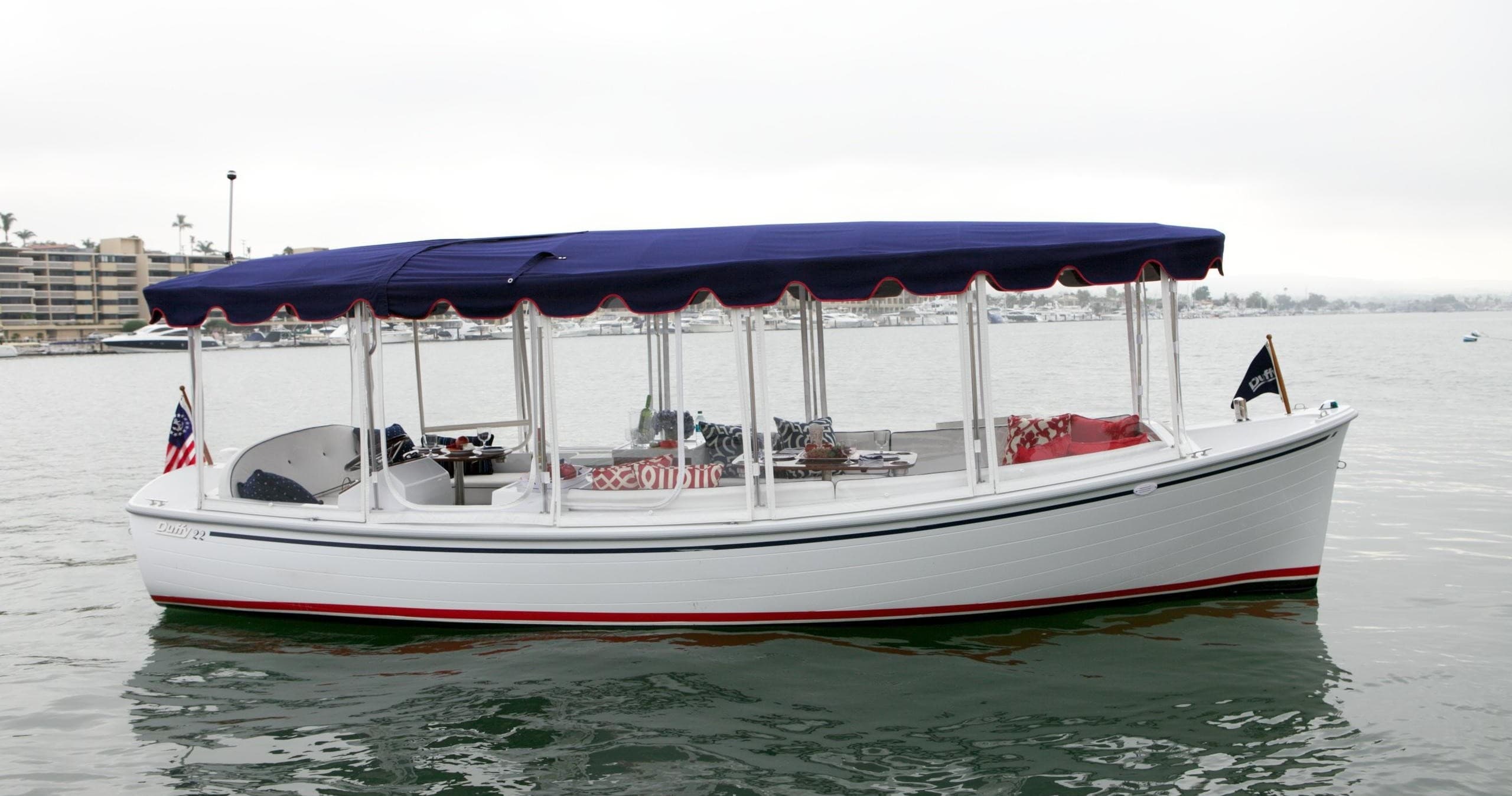 Cruise Foster City Lagoon in a Classic Retro Electric Runabout