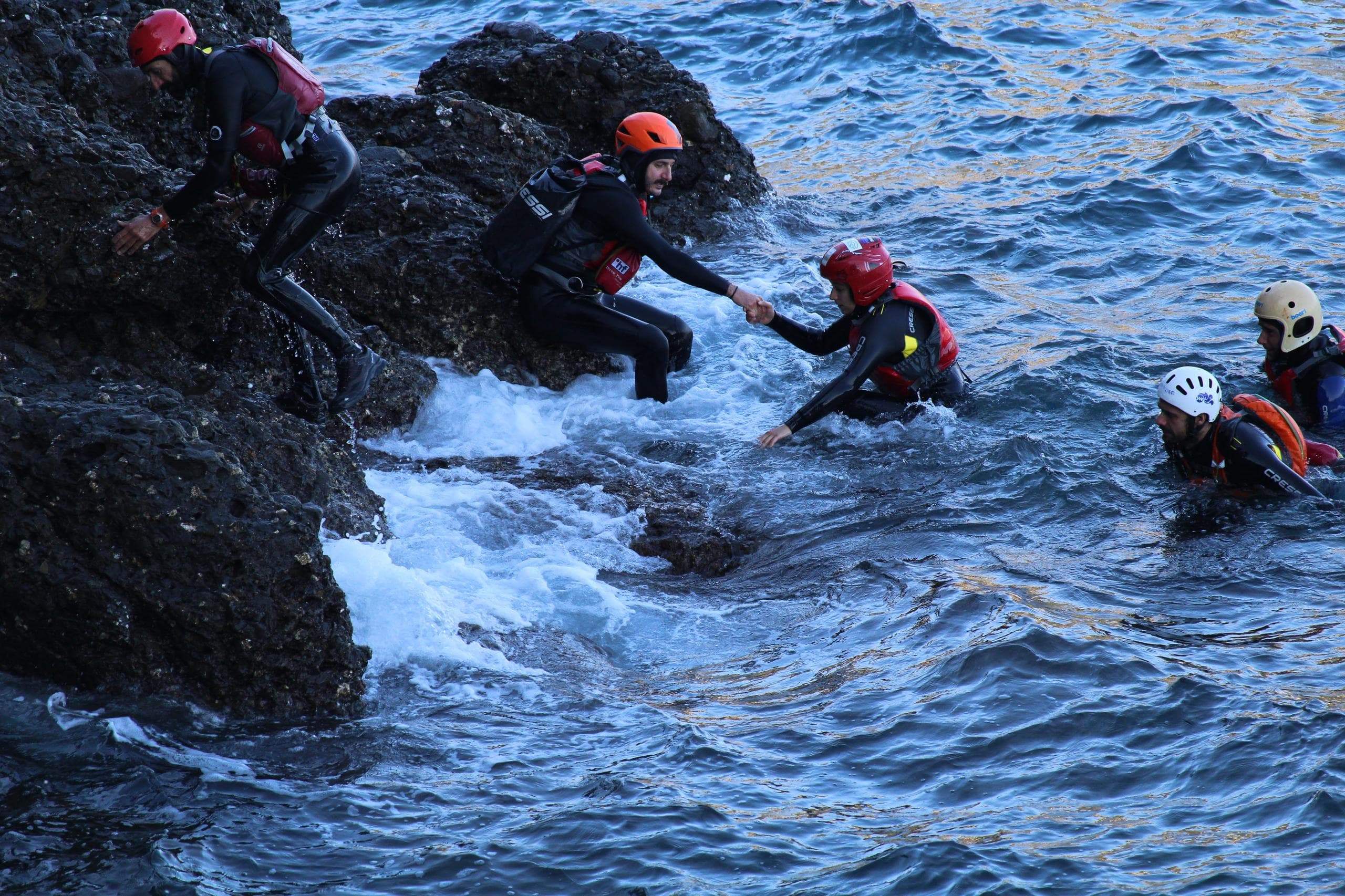 Water Activities: Coasteering at Niasca Portofino