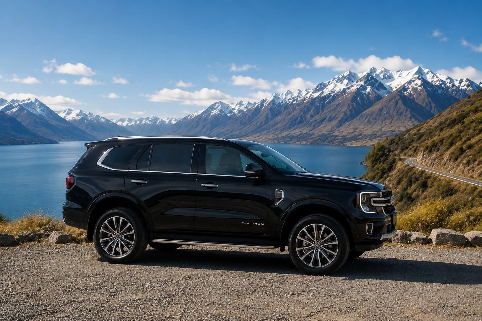 Ford Everest Platinum: 7-Seater Rental for South Island Adventure photo 1