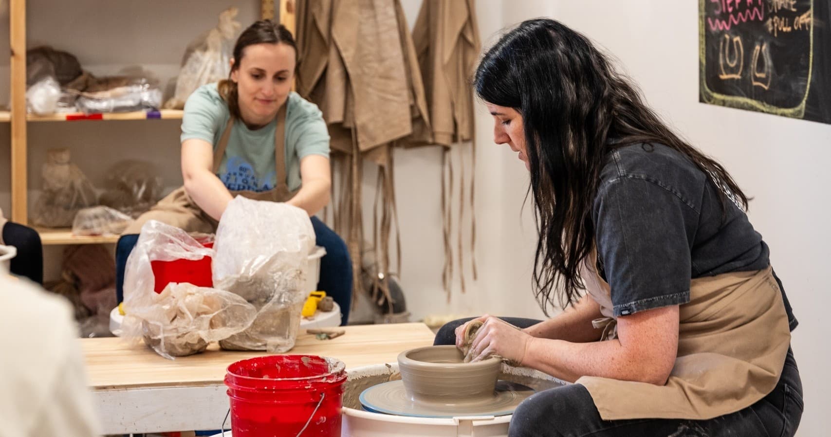 Intermediate Wheelthrowing in South Philly: Morning Course at Black Hound Clay Studio South