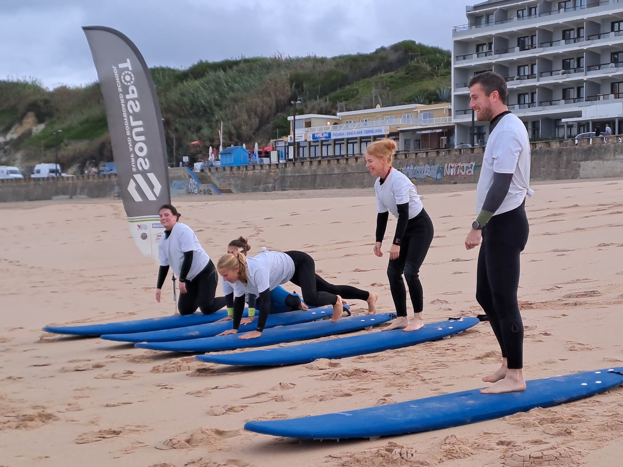 Surf Lessons with Soulspot Surf School in Portugal