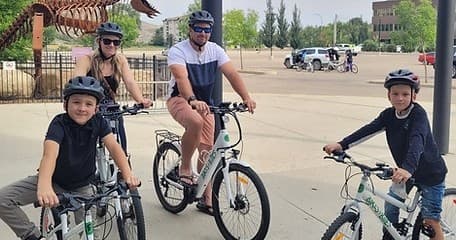 Family E-Bike Adventure with Bikes and Bites