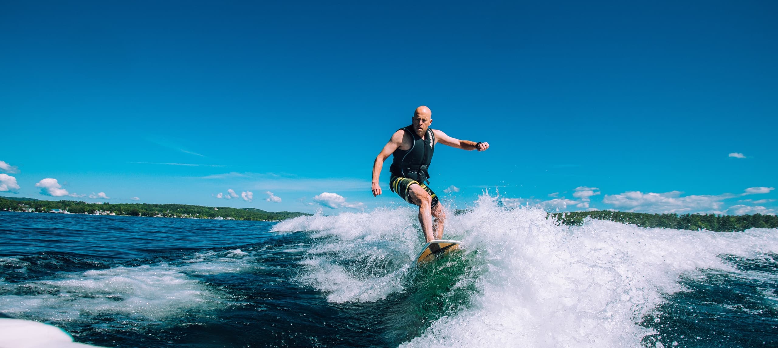 Sunday Shred Wakesurfing in Meredith, NH