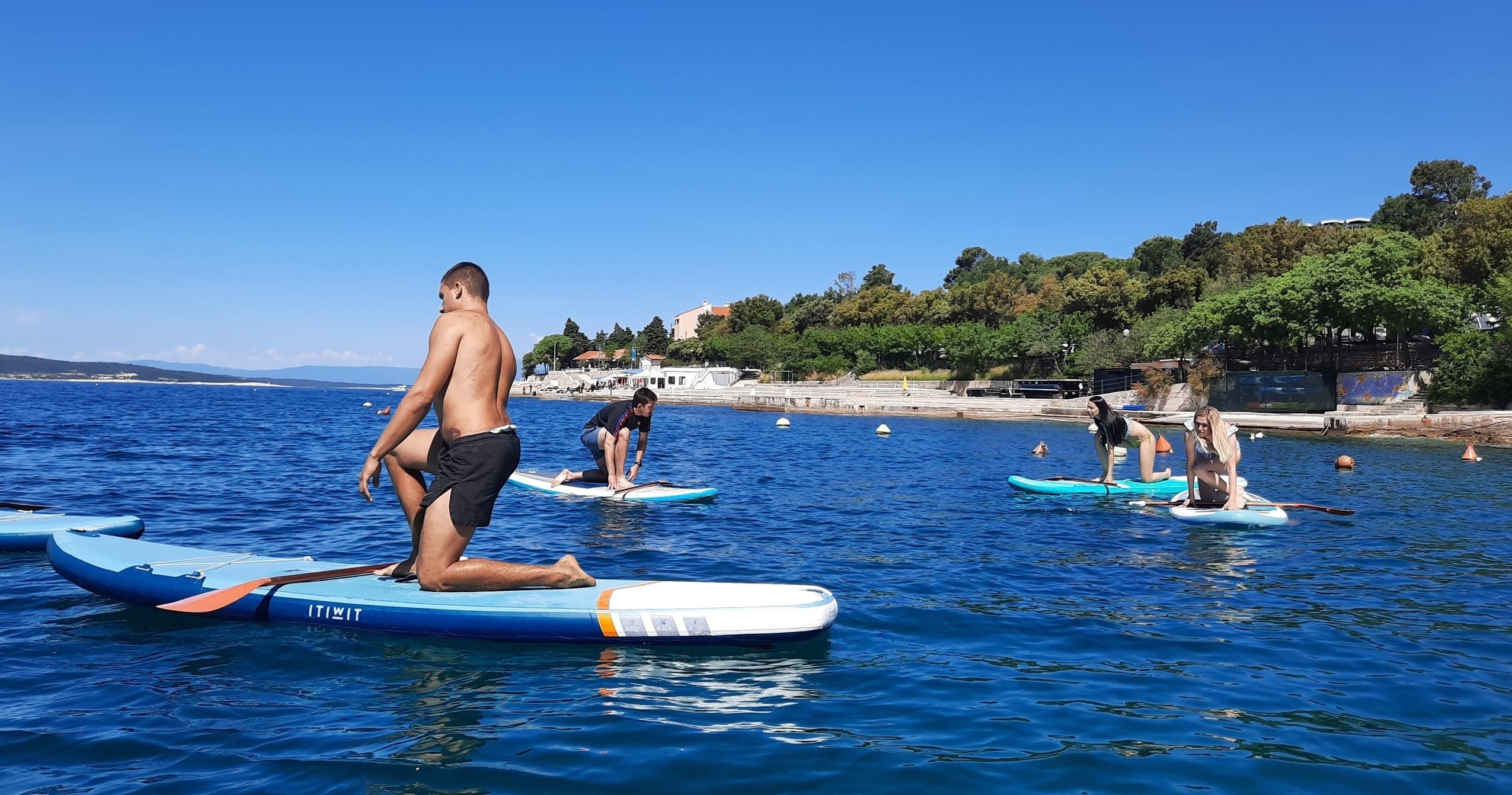 Sunset Lighthouse SUP Tour in Selce — Kvarner Bay Paddleboarding Experience