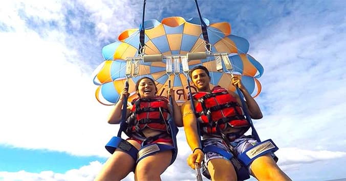 Parasailing Adventure Over Cozumel Beaches