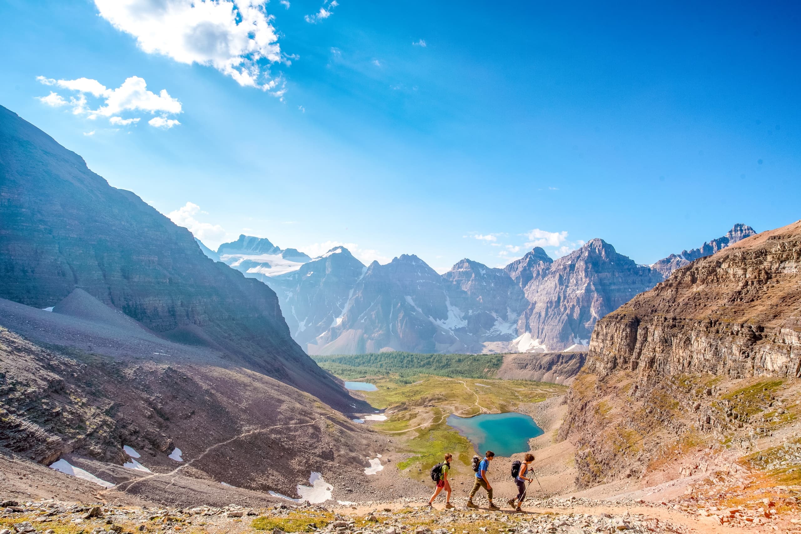 Hiking in the Canadian Rockies with Via Via Shuttle Service Inc.