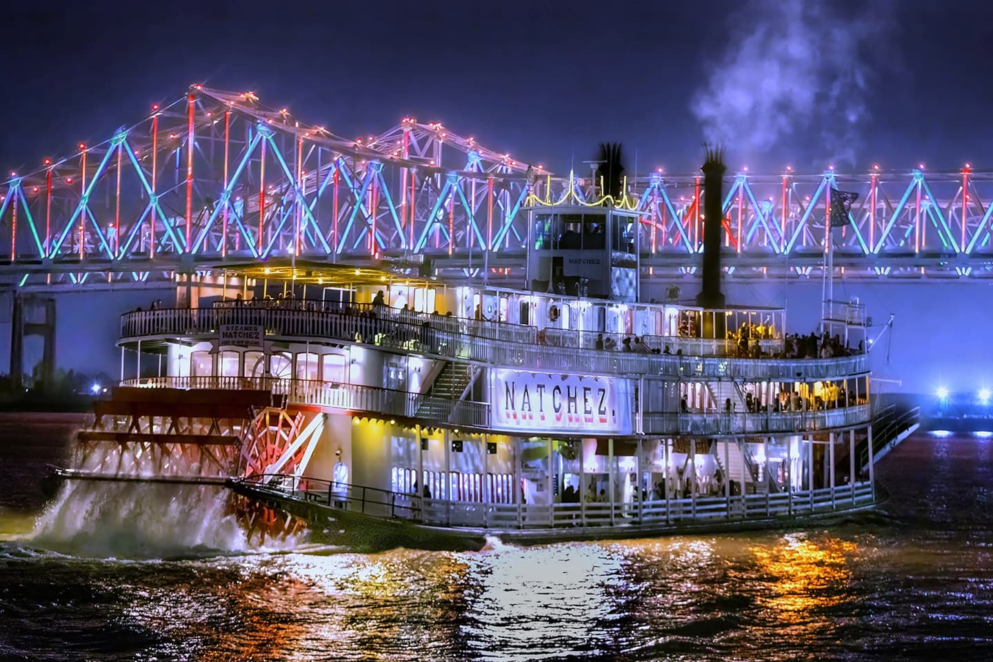 Dinner Jazz Cruise on the Mississippi with New Orleans Steamboat Co.