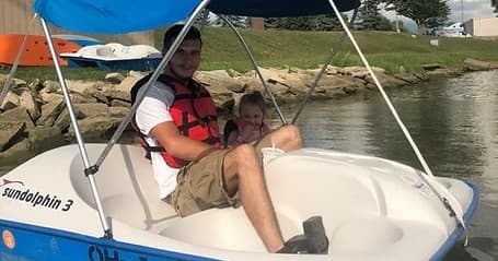 Pedal Boat Rental Fun in Oak Harbor, Ohio