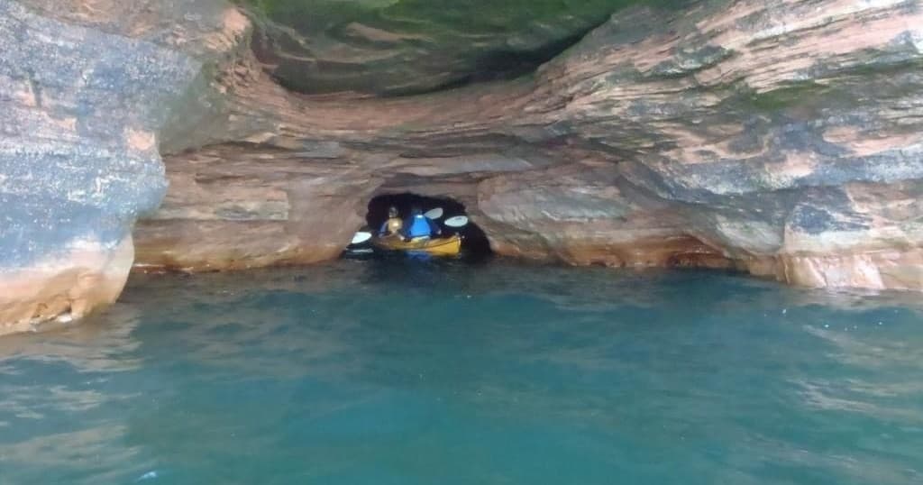 Sea Cave Kayaking Adventure at Sand Island, Bayfield