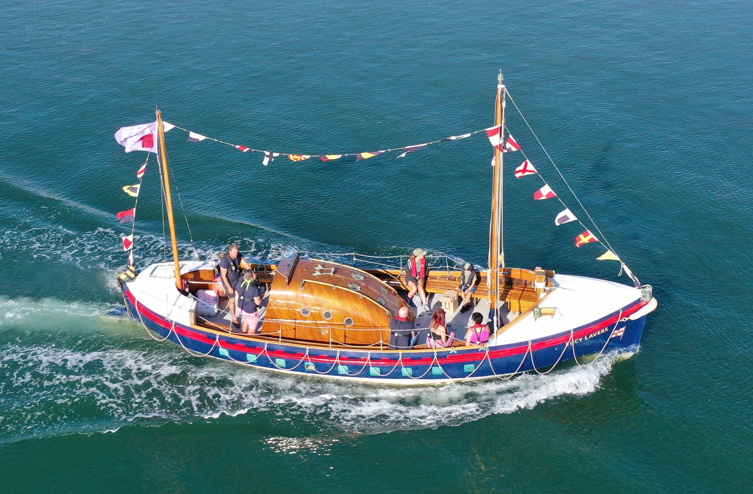 Heritage Boat Tours with Rescue Wooden Boats in Wells-next-the-Sea