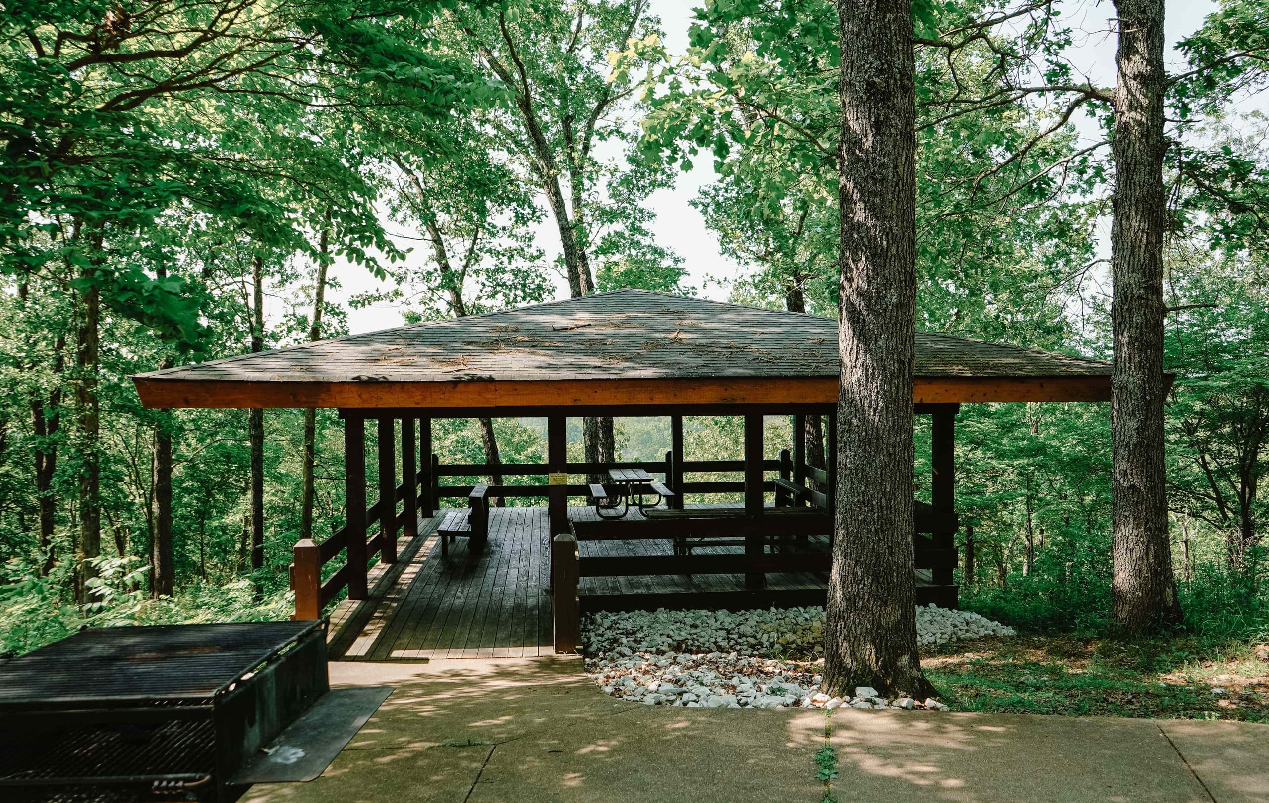 Hickory Ridge Overlook Pavilion in Sullivan, Missouri