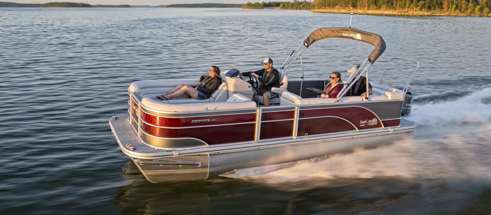 Relaxing Pontoon Boat Rental in McCall, Idaho