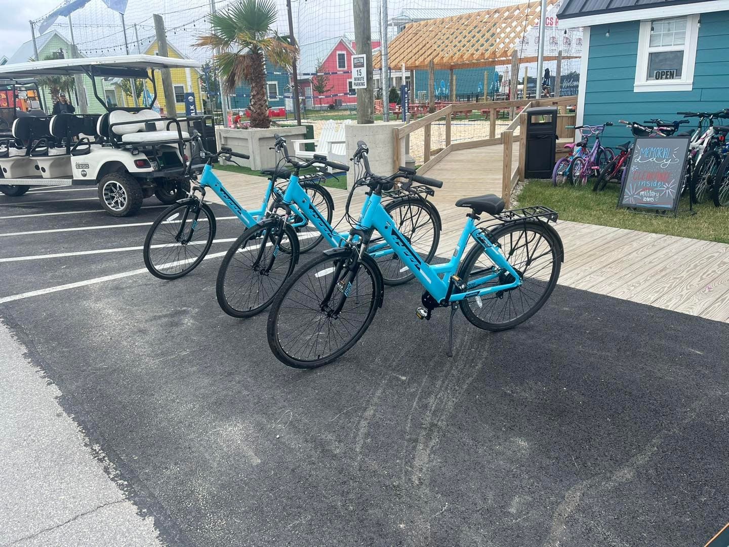 Bicycle Rentals on Celina Boardwalk, Ohio