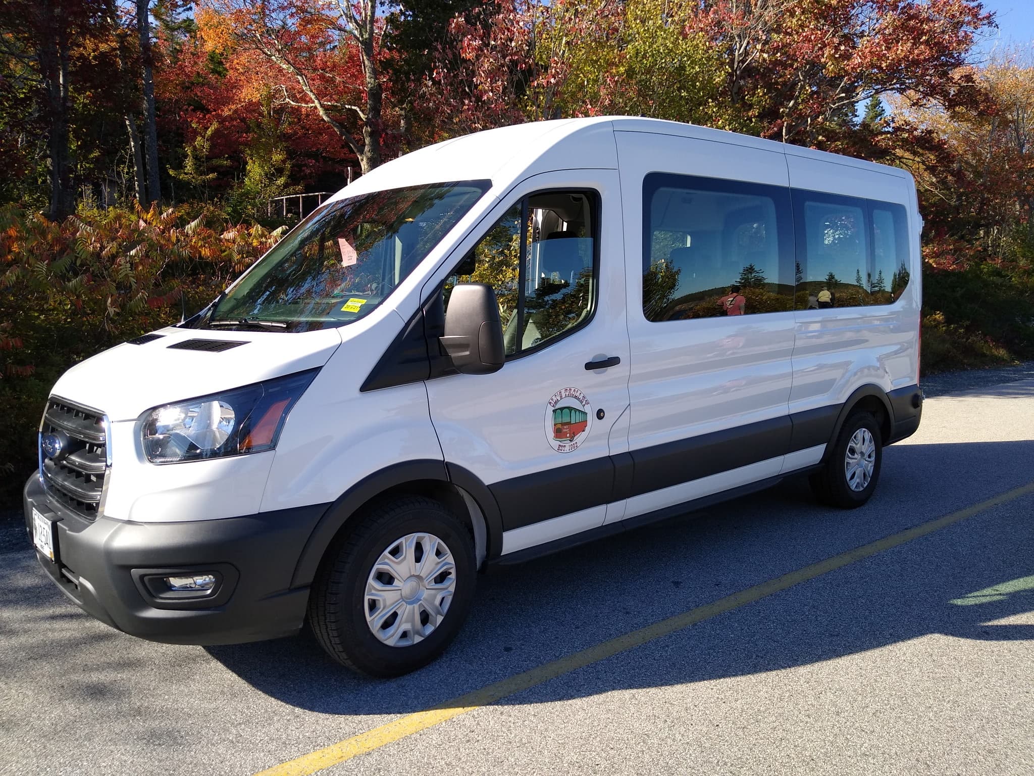 Private 14 Passenger Van Shuttle in Bar Harbor, Maine