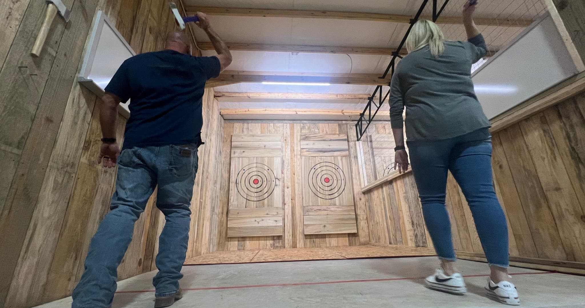 Outdoor Adventure: West Blount Axe Throwing Experience