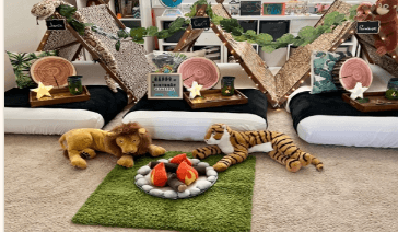 Safari Jungle Teepee Sleepovers in Scottsdale: Backyard Slumber Experiences