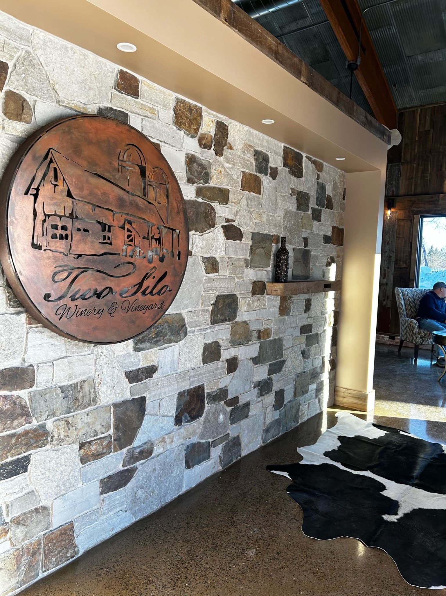 Pappouli’s VIP Cave Rental at Two Silo Winery, Minnesota