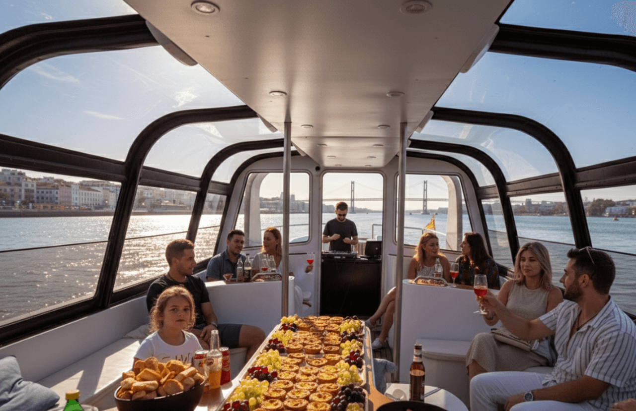 Sunset Valentine's Day Love Cruise on Lisbon's Tagus River photo 1