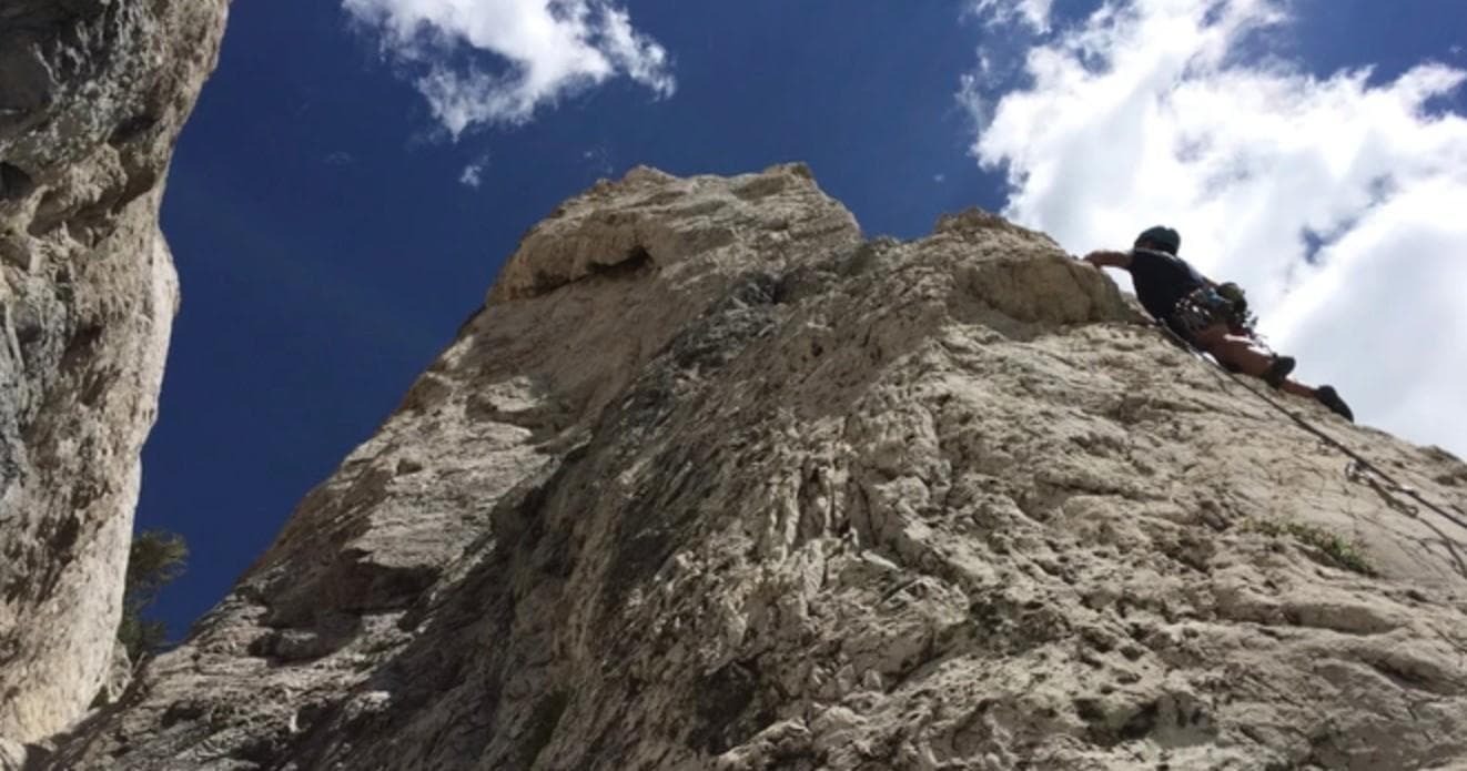 Outdoor Sport Climbing Adventure in Cottonwood Heights, Utah
