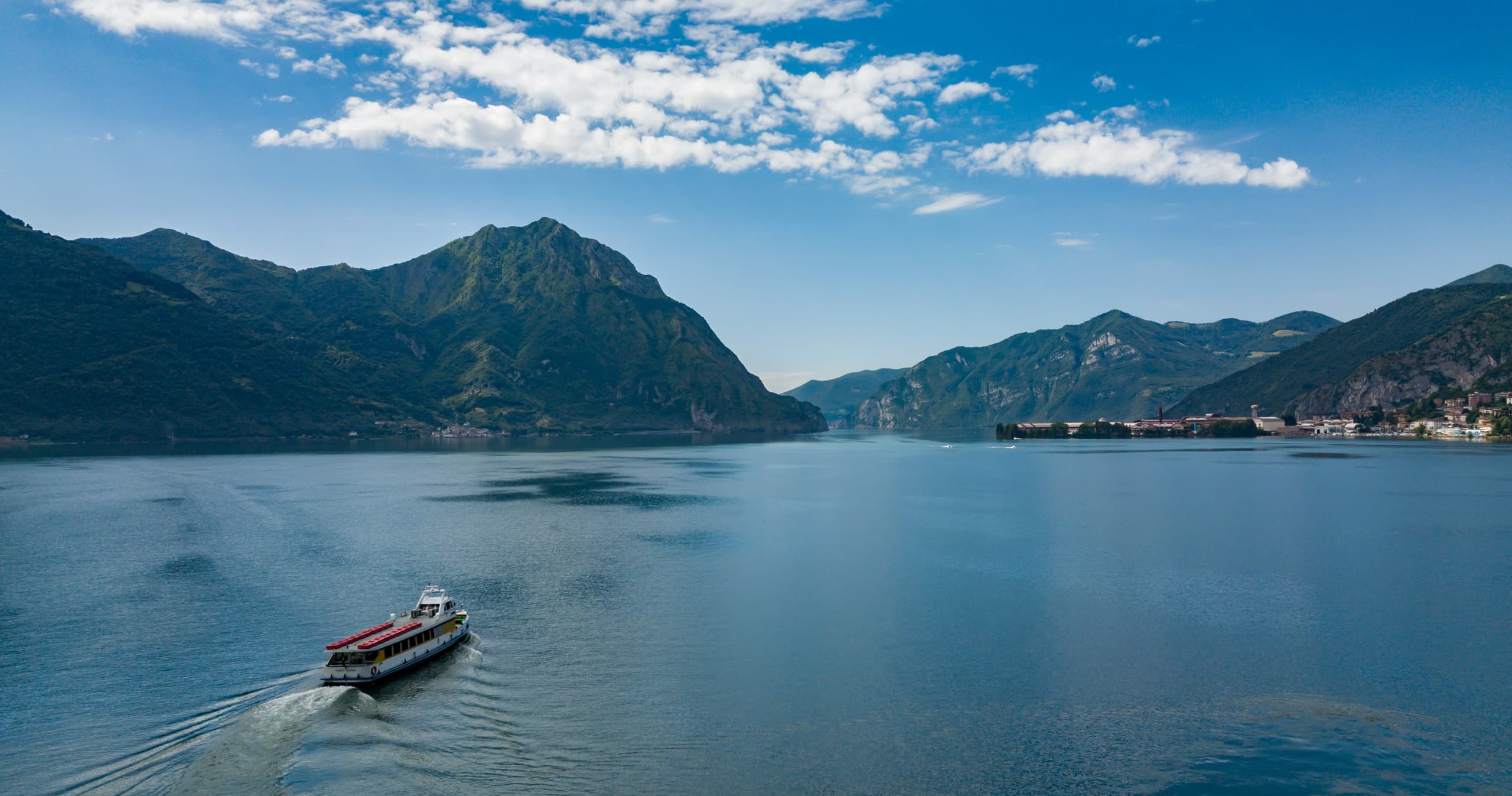 Lake Iseo Boat Charters: Navigazione Lago D'Iseo with Sale Marasino 1