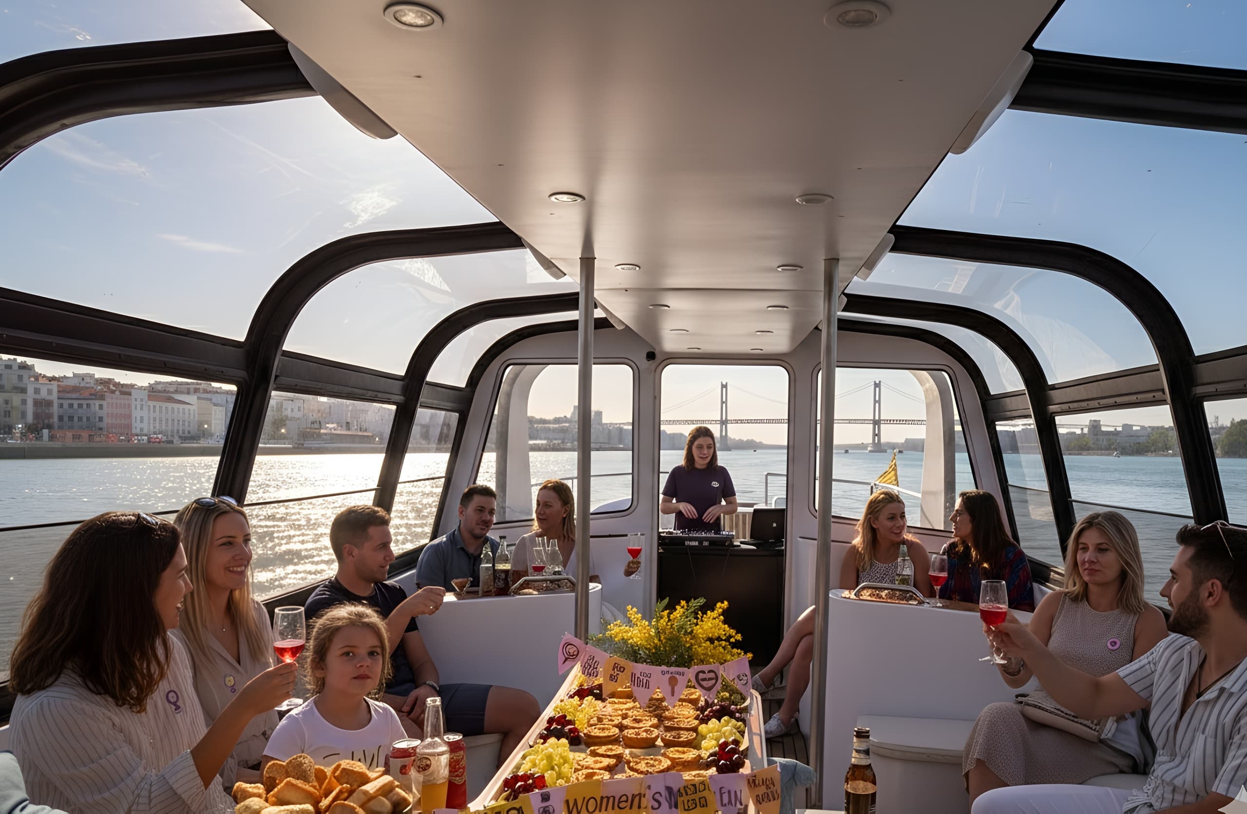 Women’s Day Daylight Cruise on Lisbon’s Tagus: DJ, Buffet & Open Bar photo 4