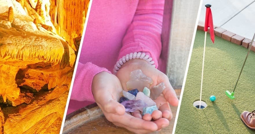 Gemstone Mining & Cave Tours at Crystal Cave, Springfield