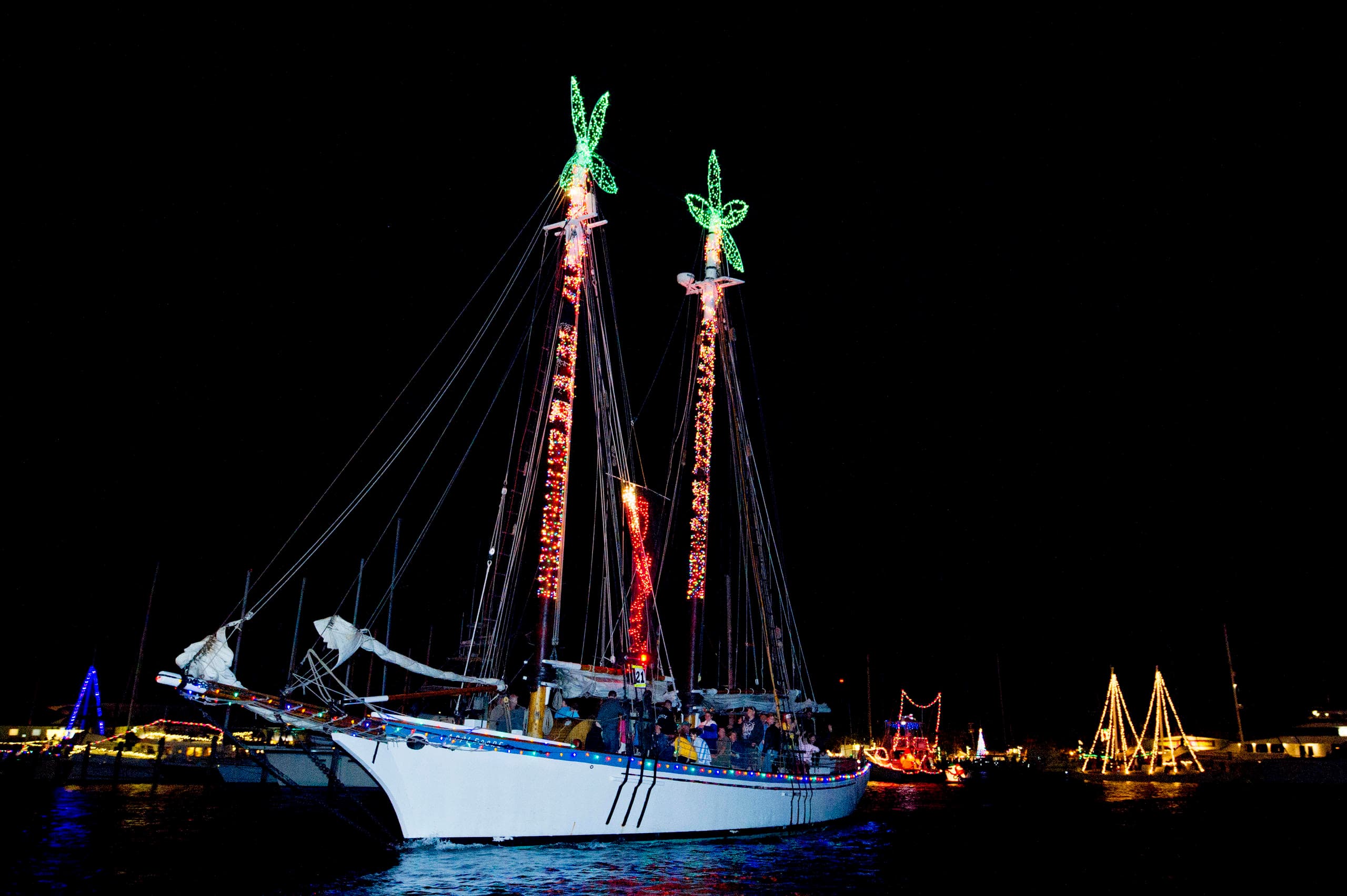 Experience Key West’s Magical Lighted Boat Parade Aboard the Marquesa Catamaran