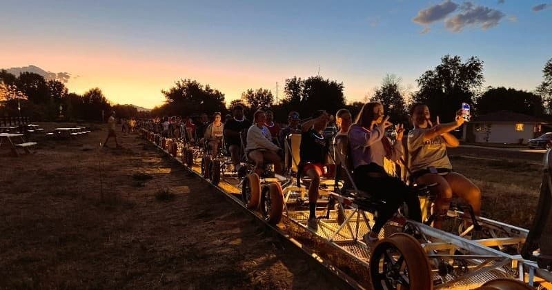 Water-activities & Colorado Railbike Adventures: Sunset Ride Experience