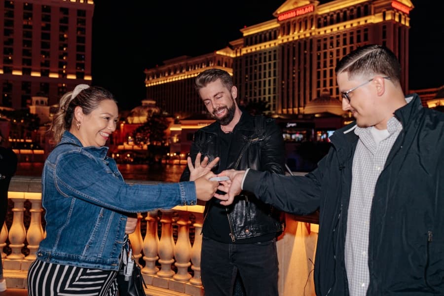 Magical Proposal at Bellagio Fountains in Las Vegas