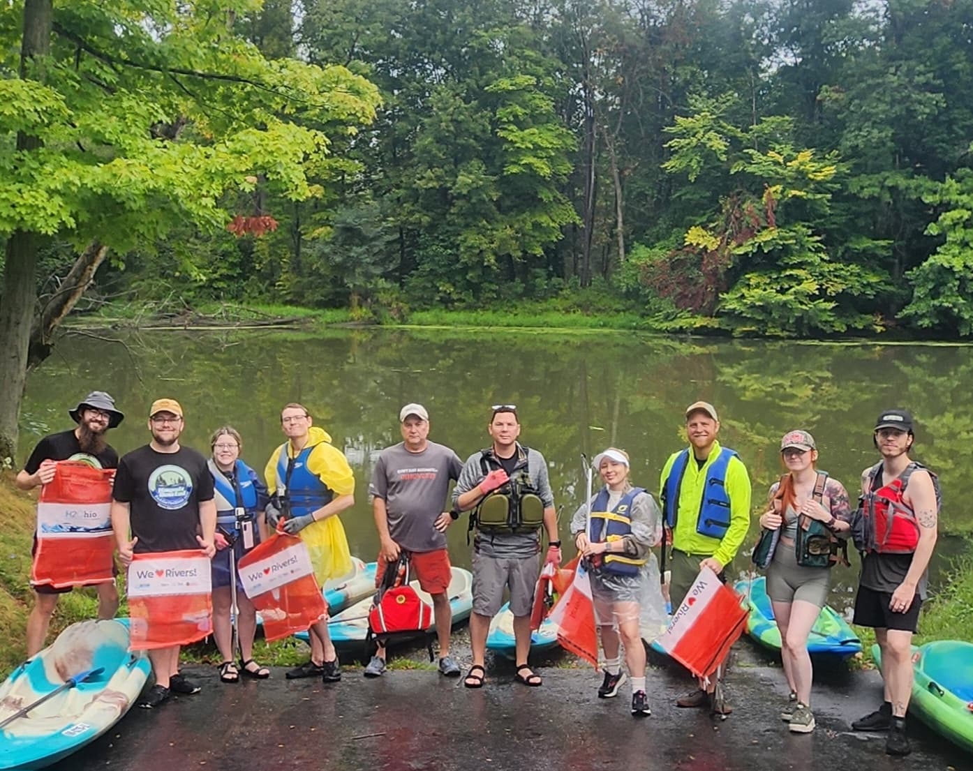 River Clean Up Kayak Adventure at Mahoning River, Ohio