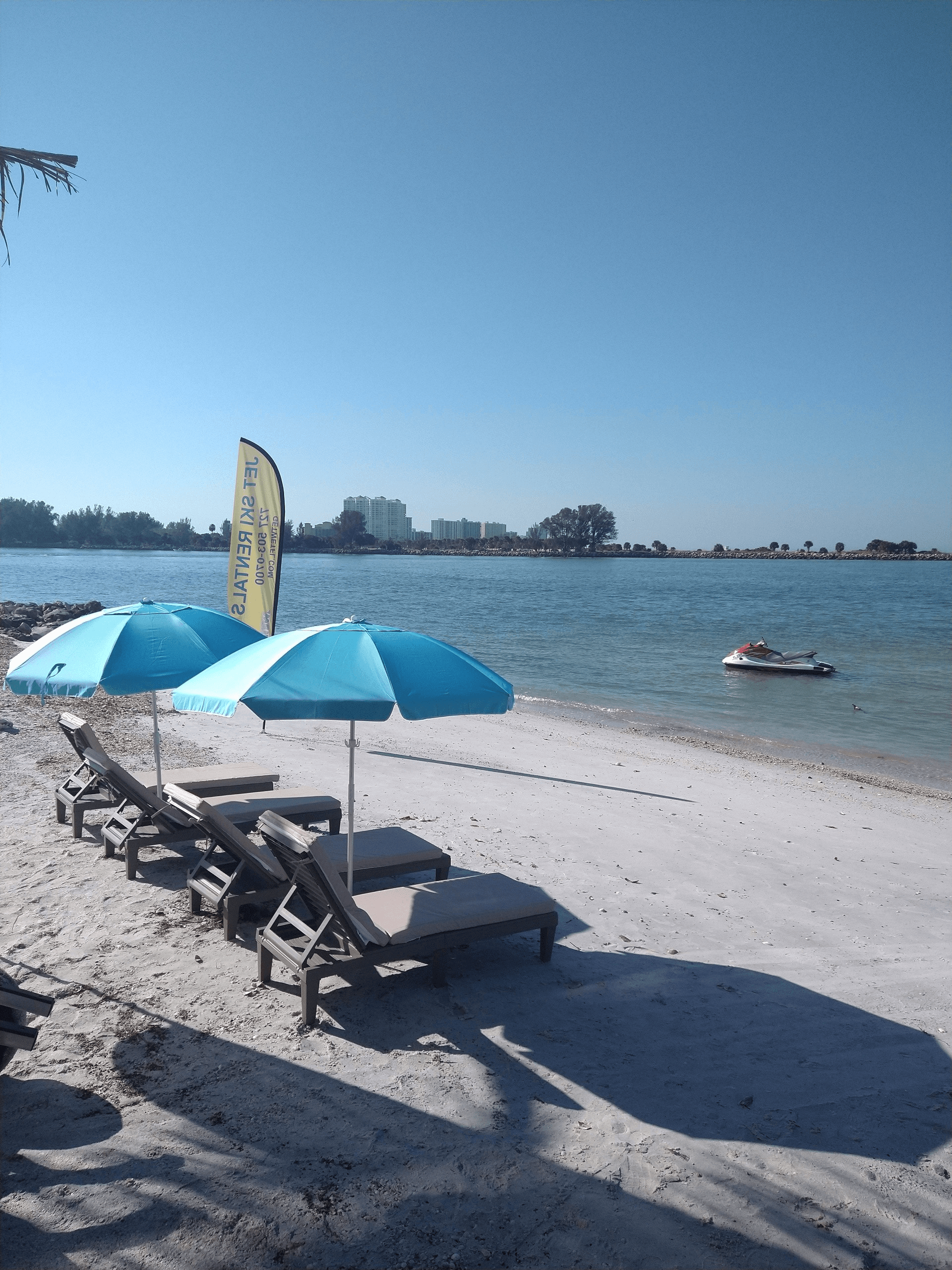 Relax with Beach Chairs and Umbrellas in Clearwater, FL