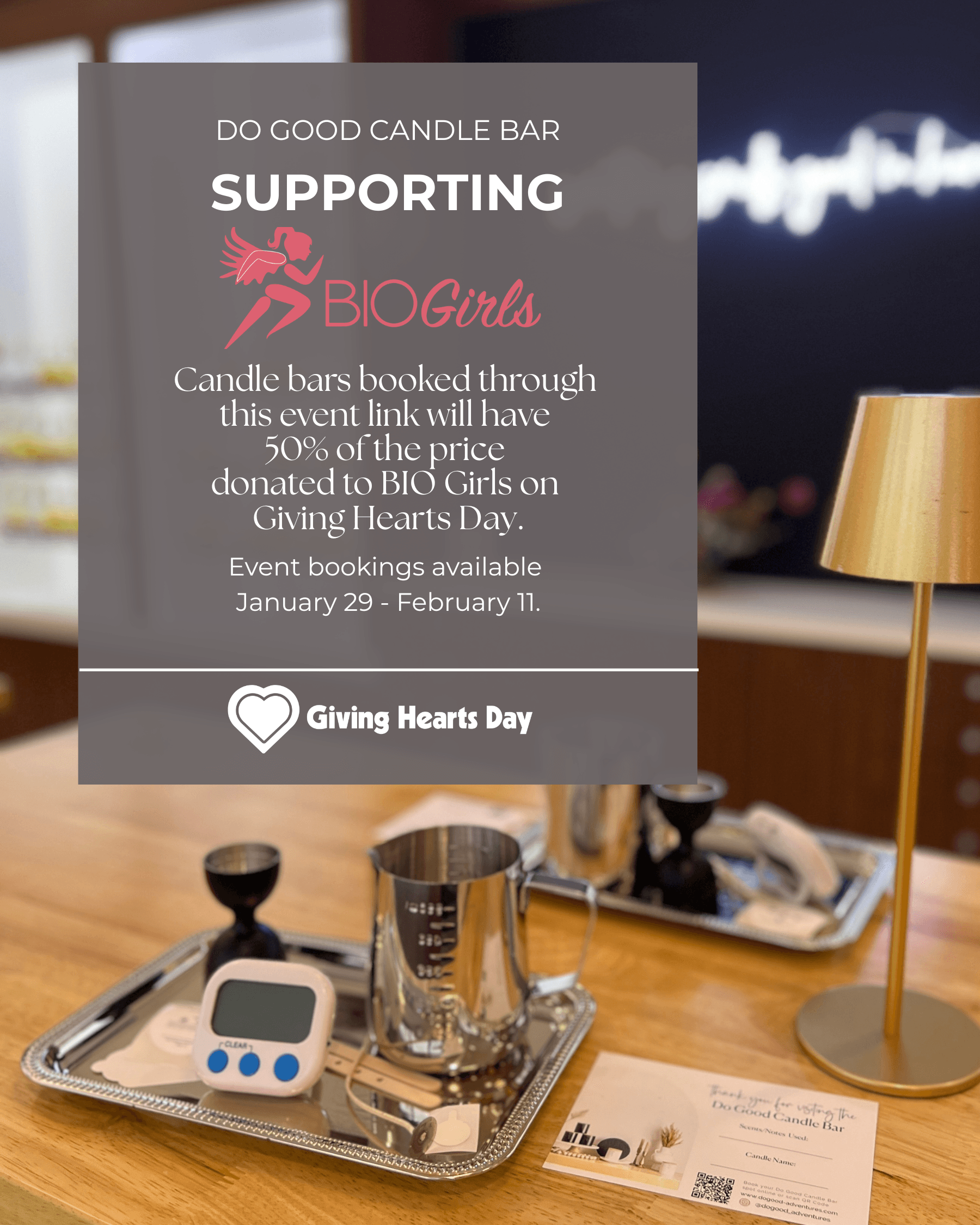 Craft and Cause: DIY Candle Bar Supporting BIO Girls in Fargo photo 1