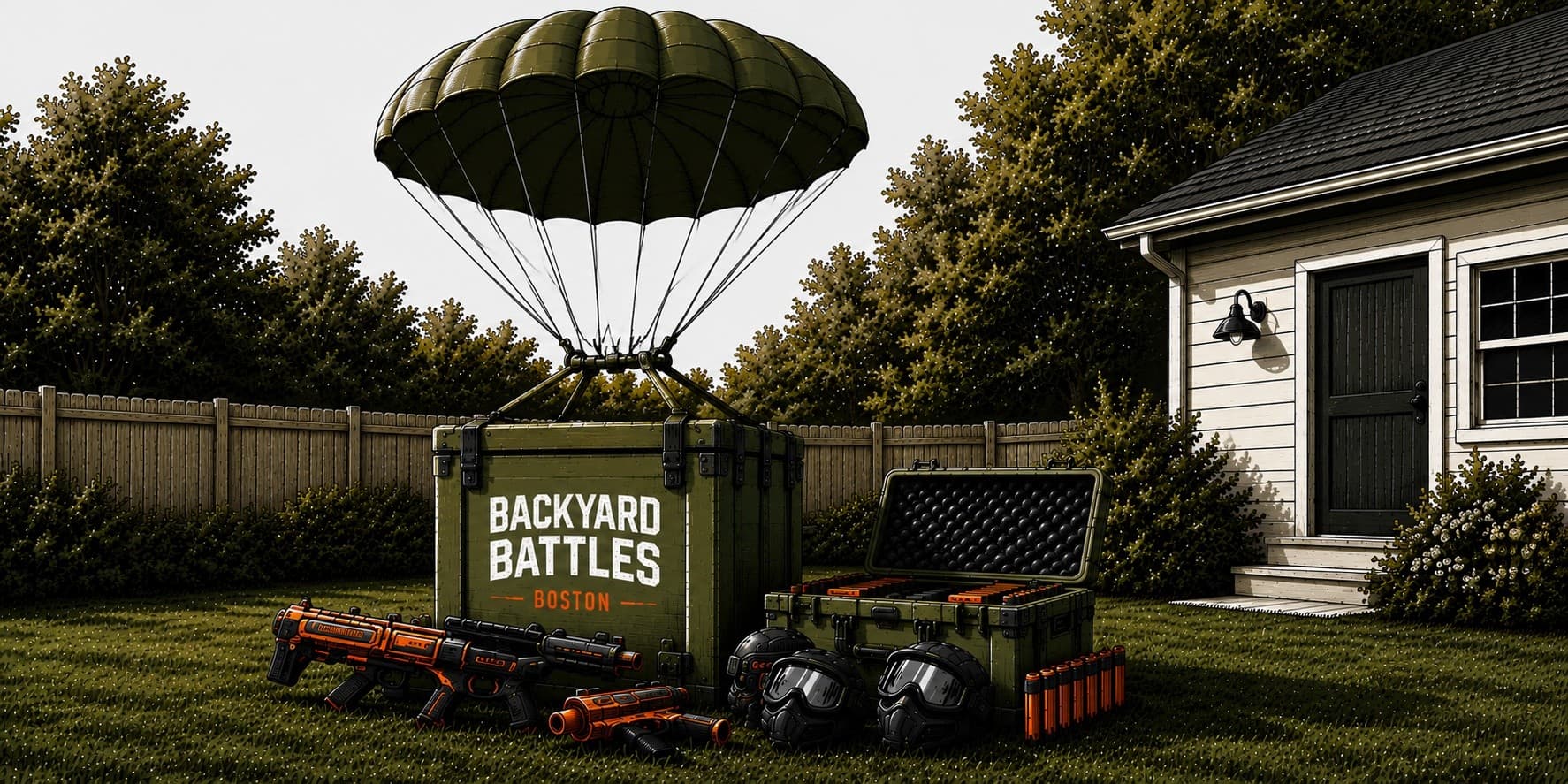 Host a Backyard Foam-Blaster Battle in Boston - U-Run-It Rental