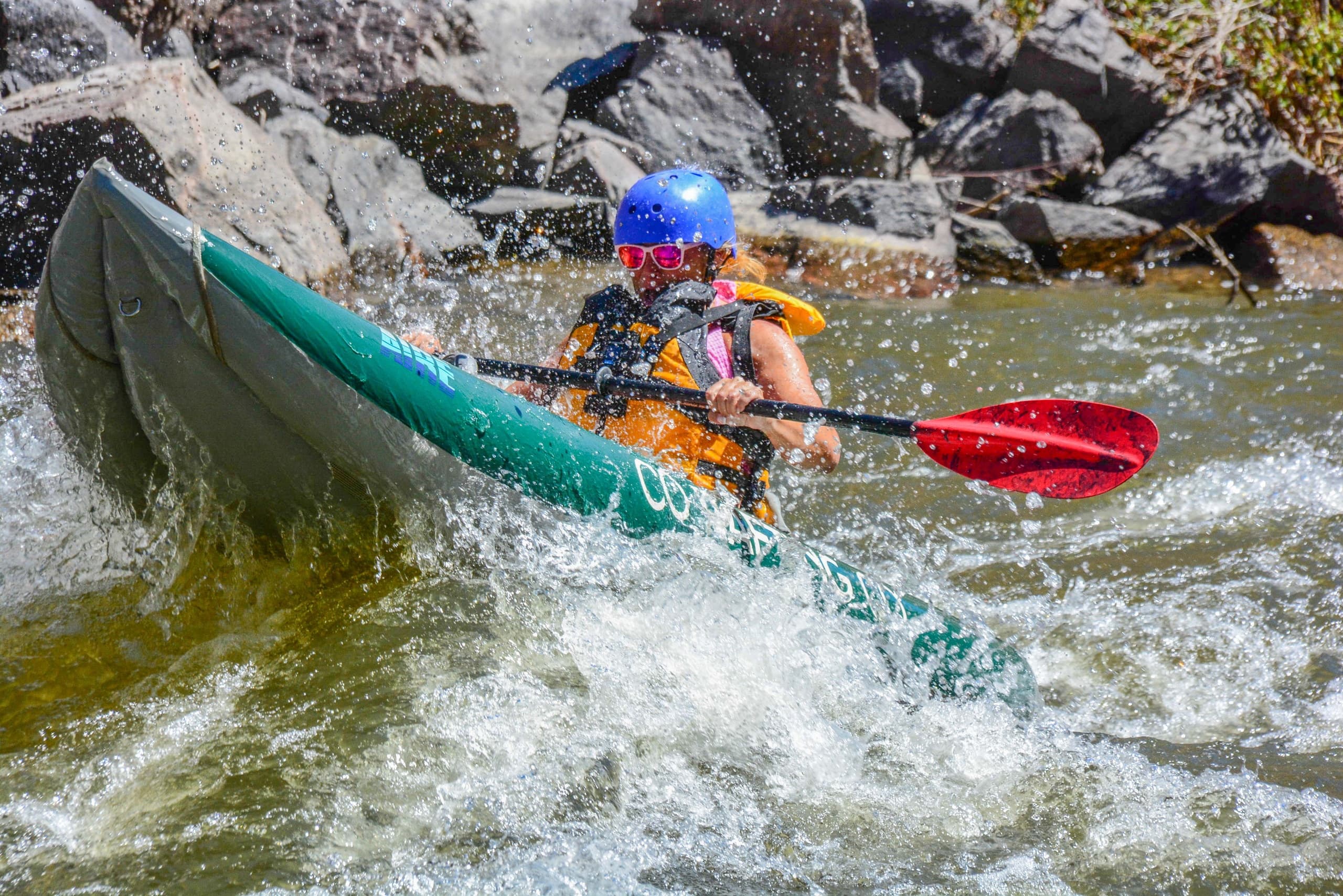 Guided Inflatable Kayak Tour on Upper Colorado River