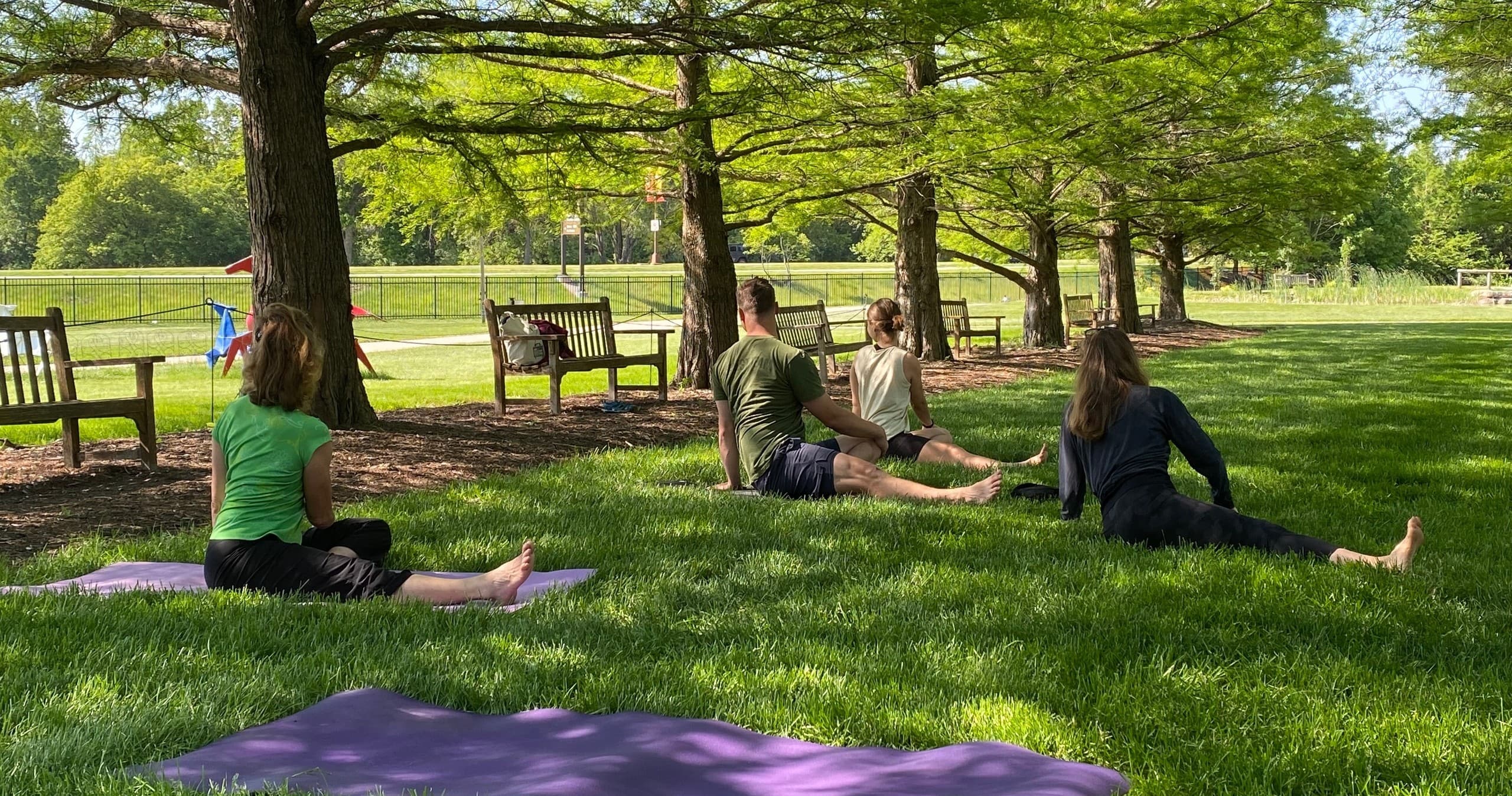 Outdoor Yoga & Wellness at Reiman Gardens