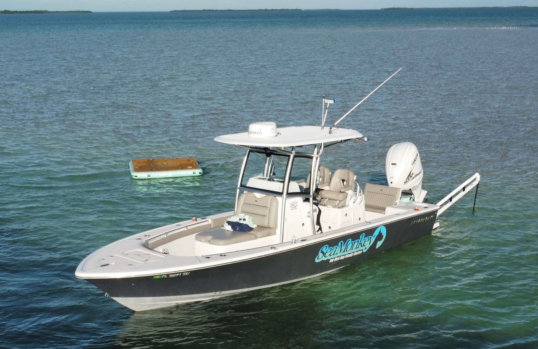 Private Charters on SeaMonkey Rema 26’ in Key West