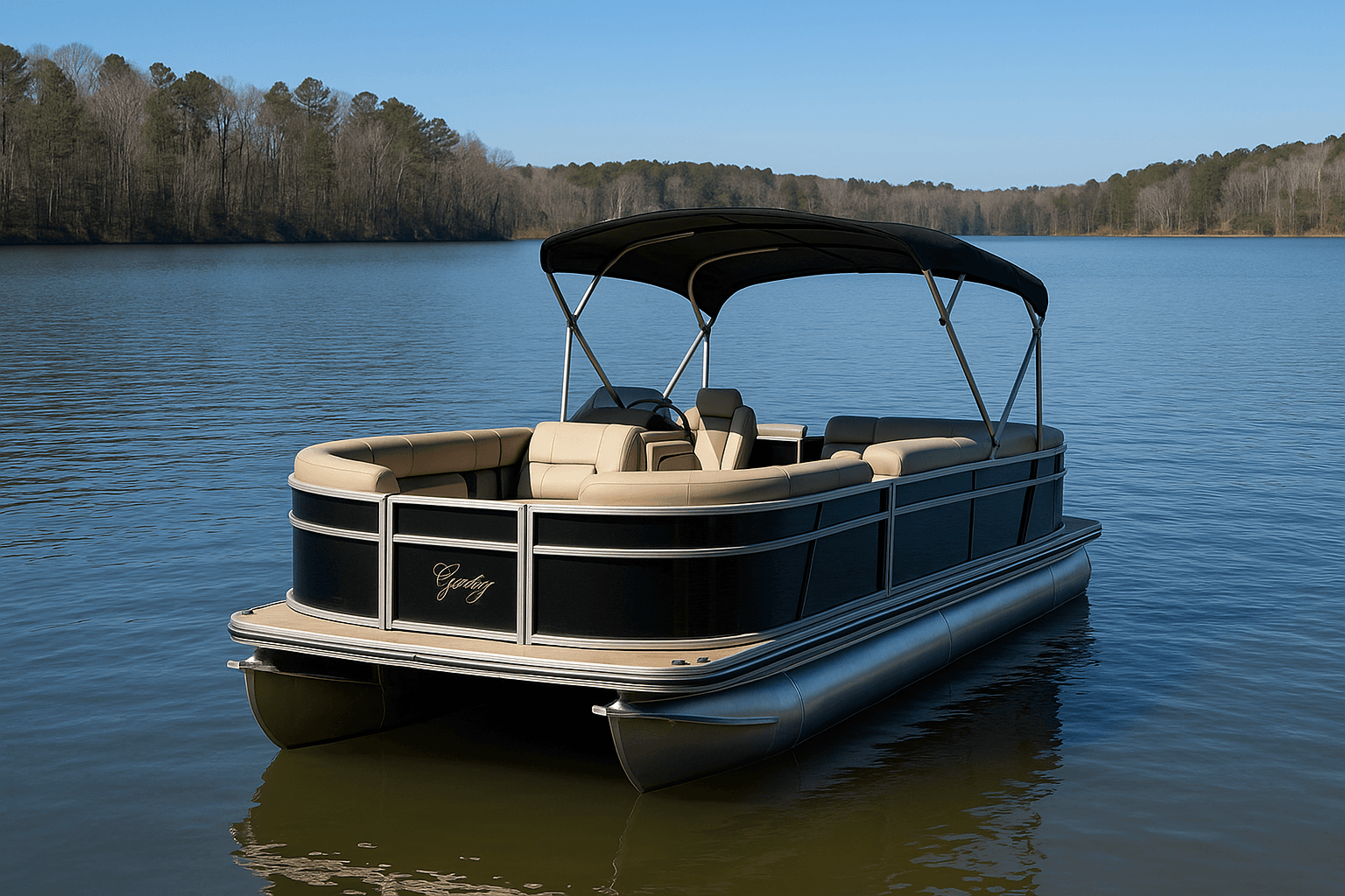 Pontoon Boat Rentals at Lake-Fun in Gainesville, GA