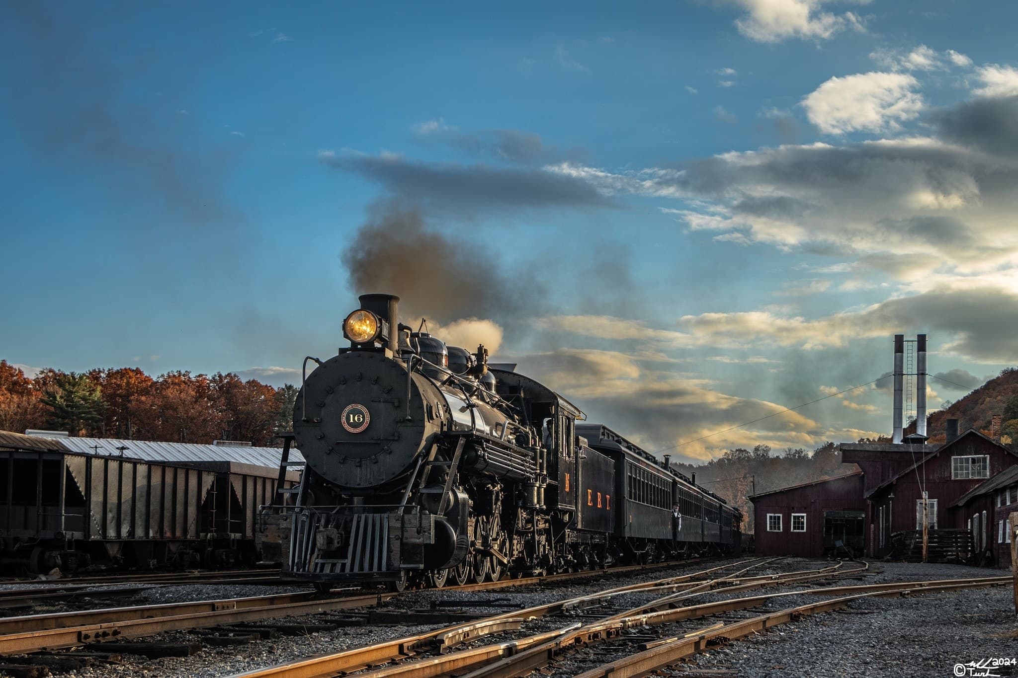 Sunset Steam: Mountain Twilight Excursion on the East Broad Top Railroad