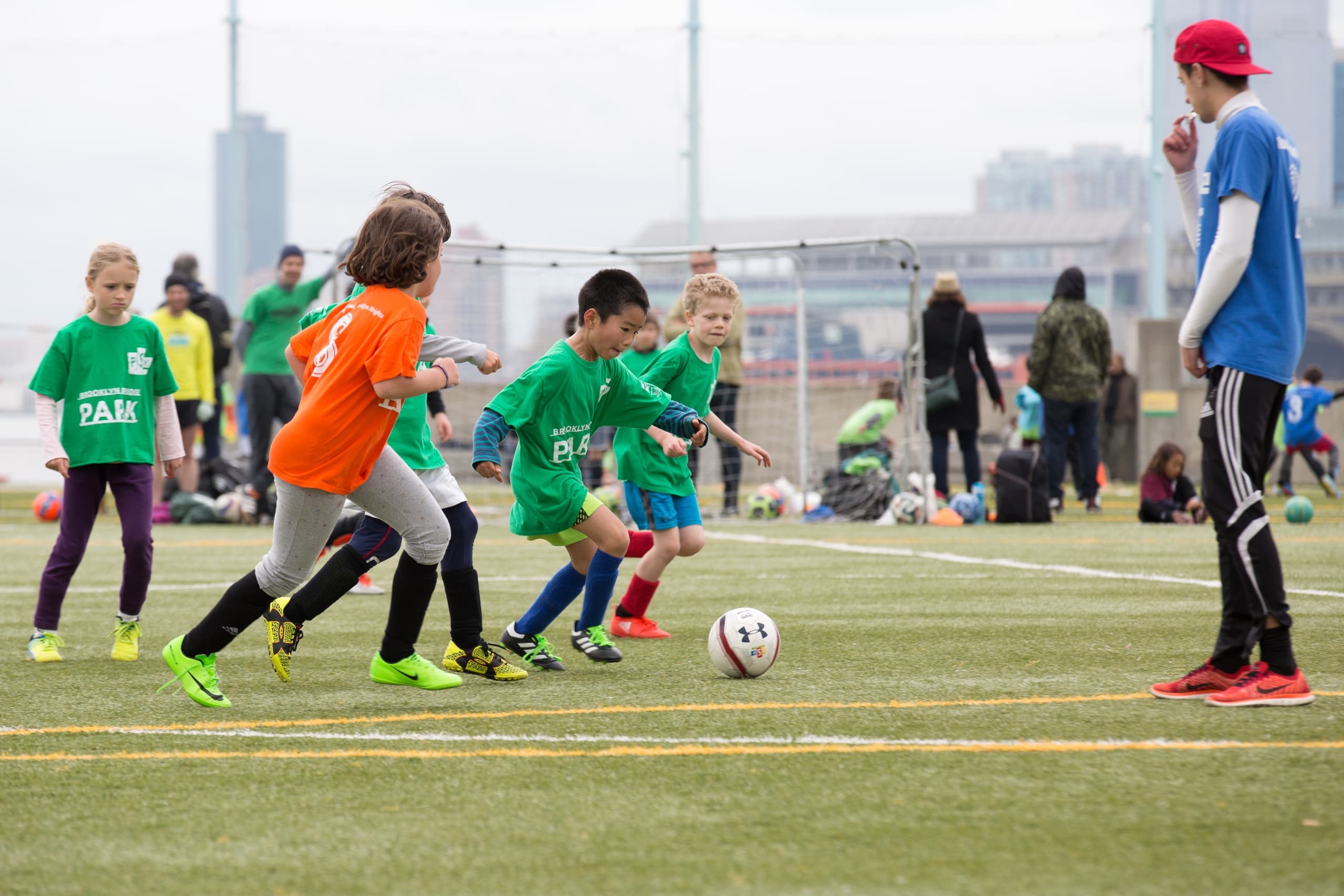 Youth Soccer League at Brooklyn Bridge Park