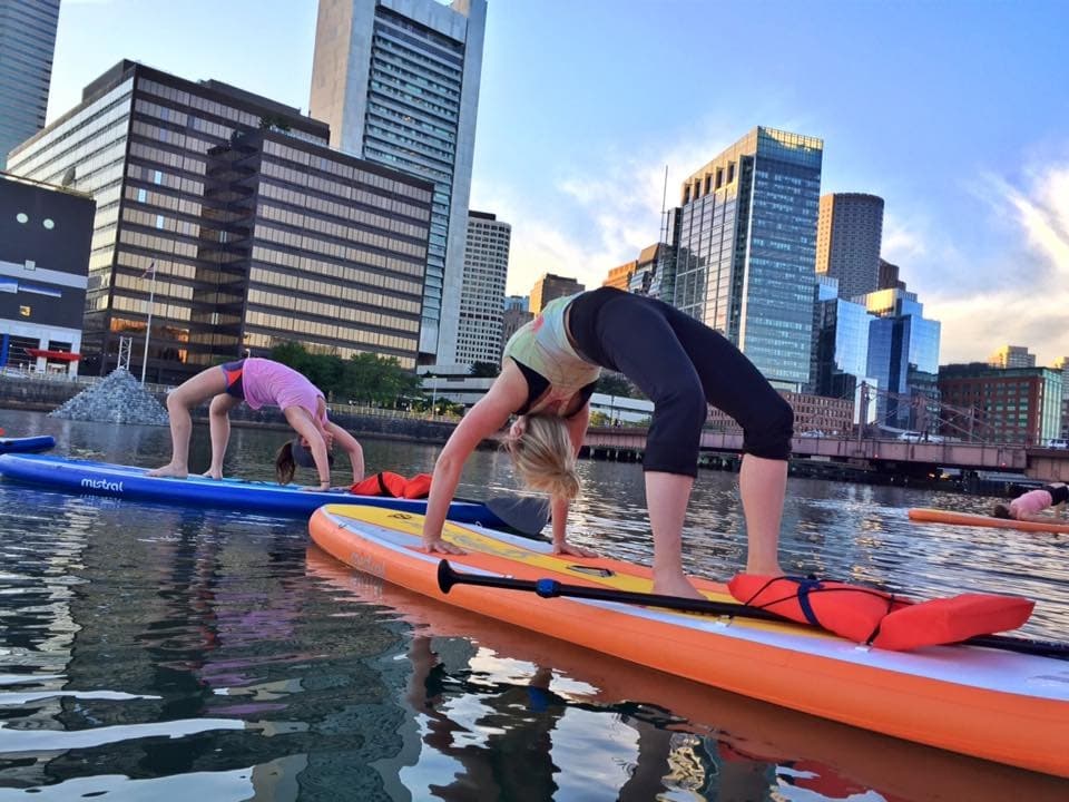 Rise & Shine SUP Yoga in Boston, MA: Balance and Serenity