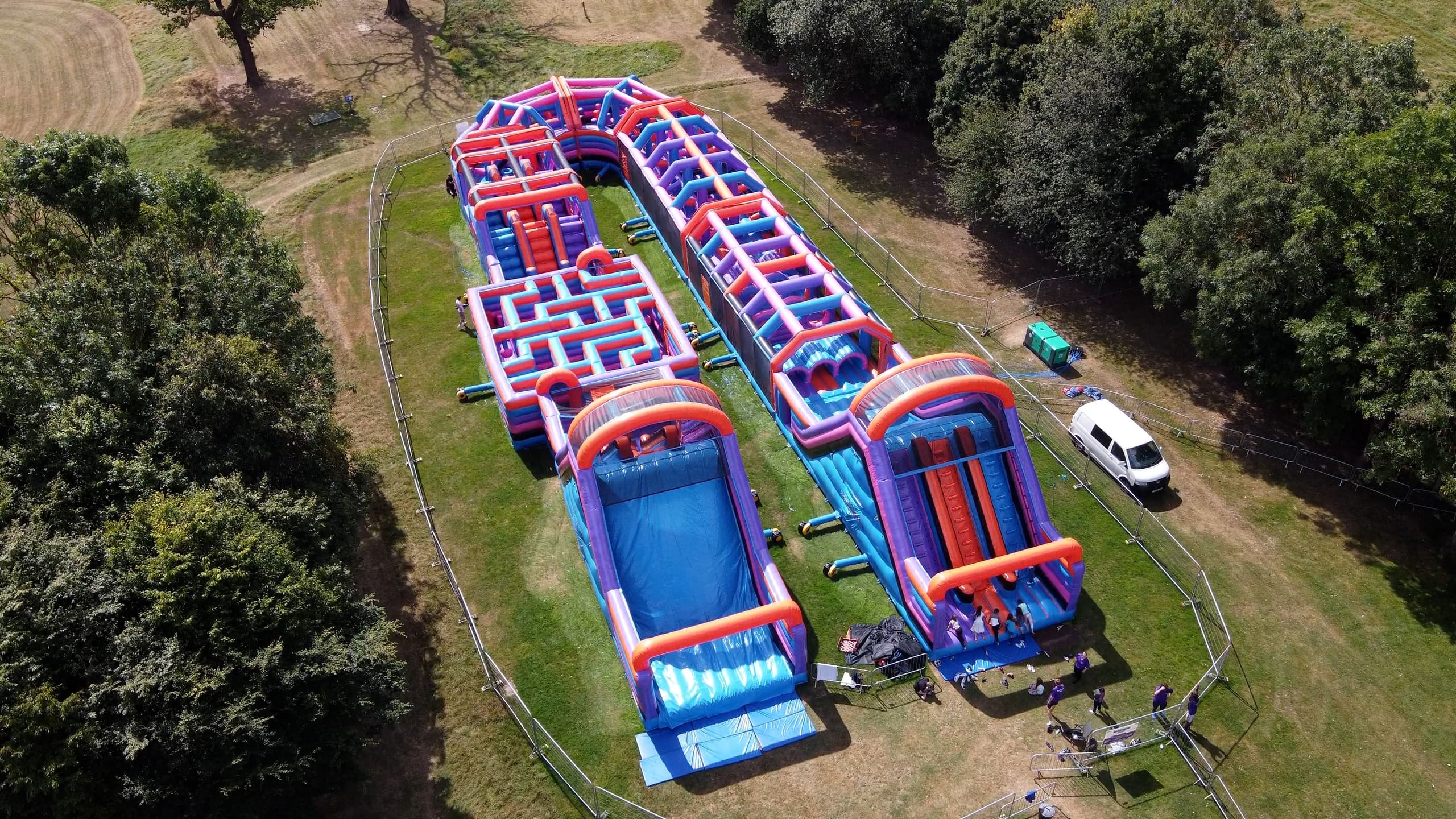Inflatable Land on Horsenden Hill: West London's Giant Obstacle Course Party photo 2