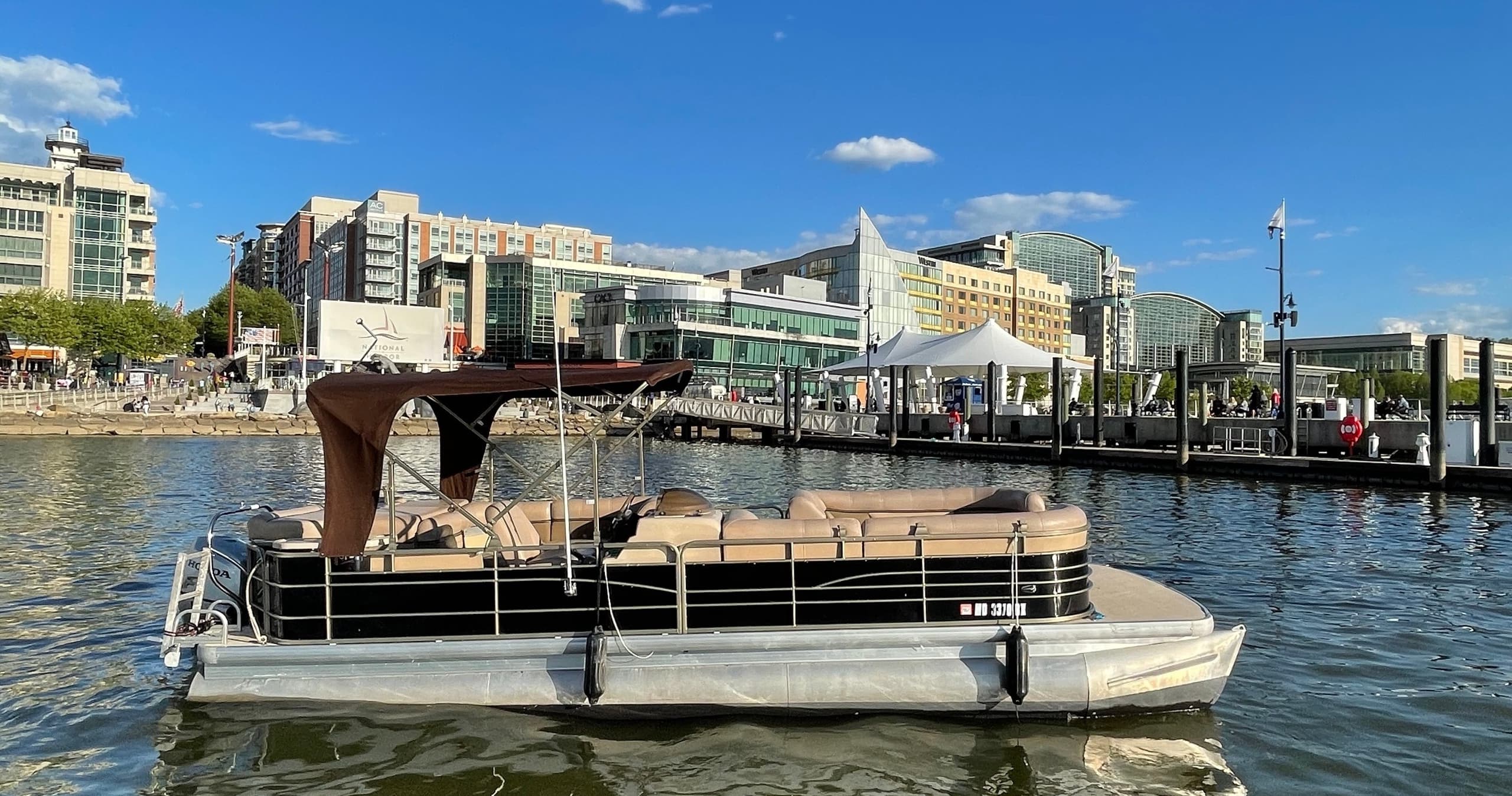 Champagne & Sunset Pontoon Boat Tour in Washington DC