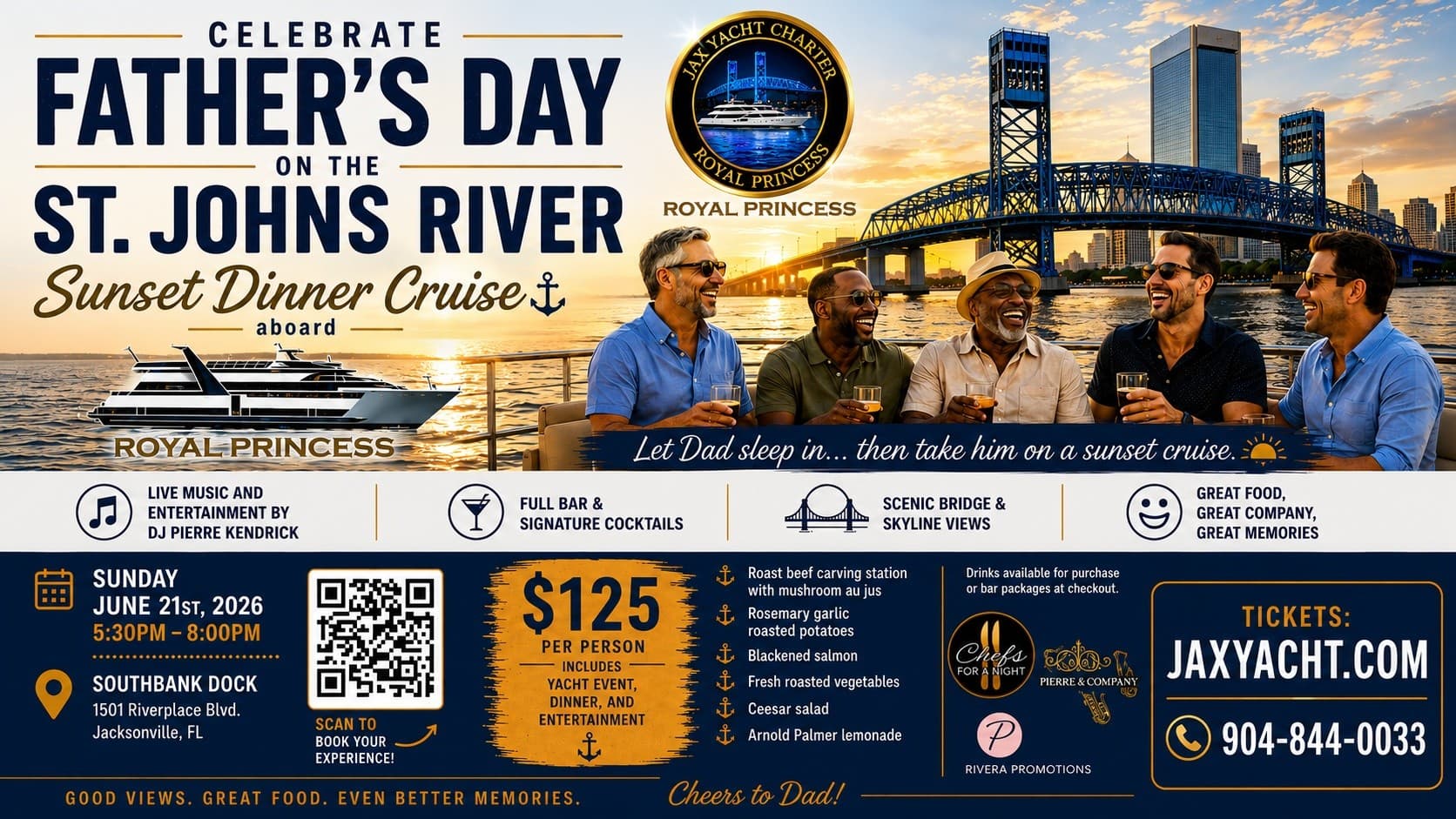 Father's Day on the Water: Royal Princess Evening Cruise on the St. John's River photo 1