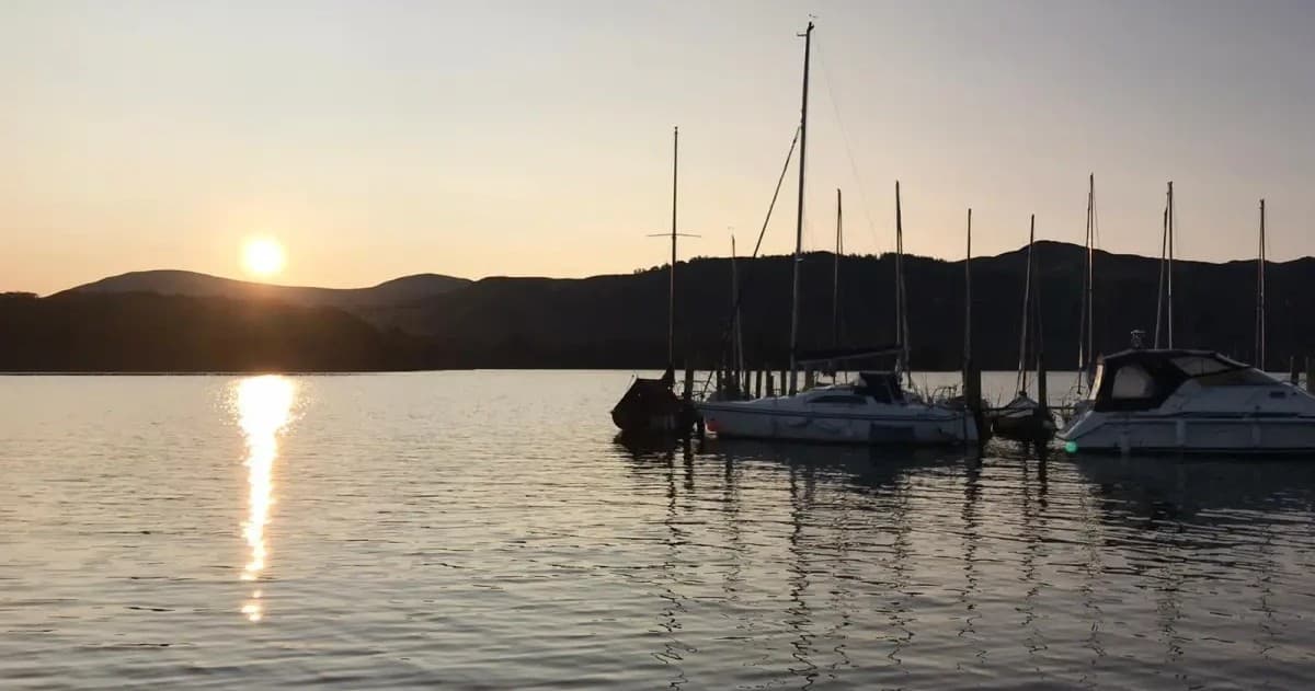 Early Morning Rowing at Nichol End Marine, Portinscale