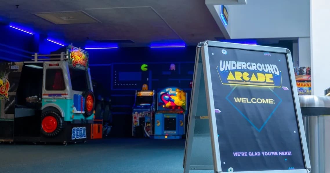 Indoor Adventure Party at The Underground Arcade