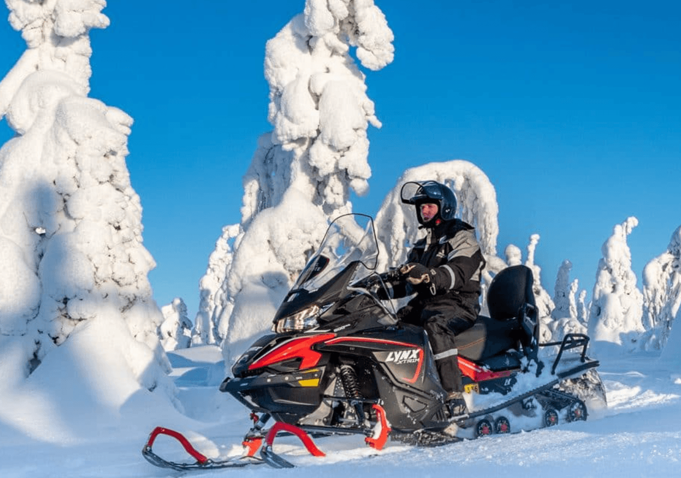Iso-Syöte Snowmobile Safari: 3-Hour Wilderness Tour in Syöte, Finland