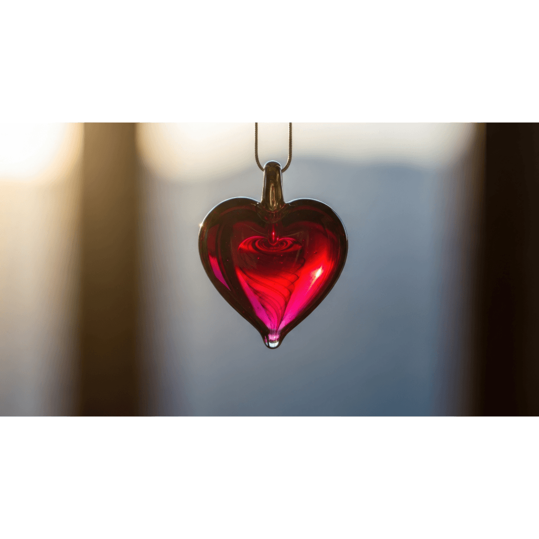 Glass Heart Class in Boone: Make a Heart Necklace in 1 Hour