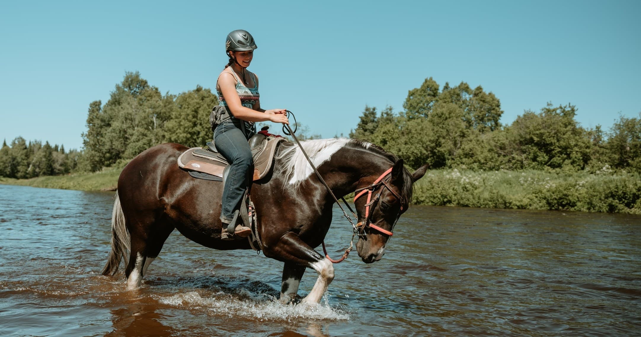 Horseback Riding at Chalets Villégiature & Pourvoirie Daaquam in La Rivière