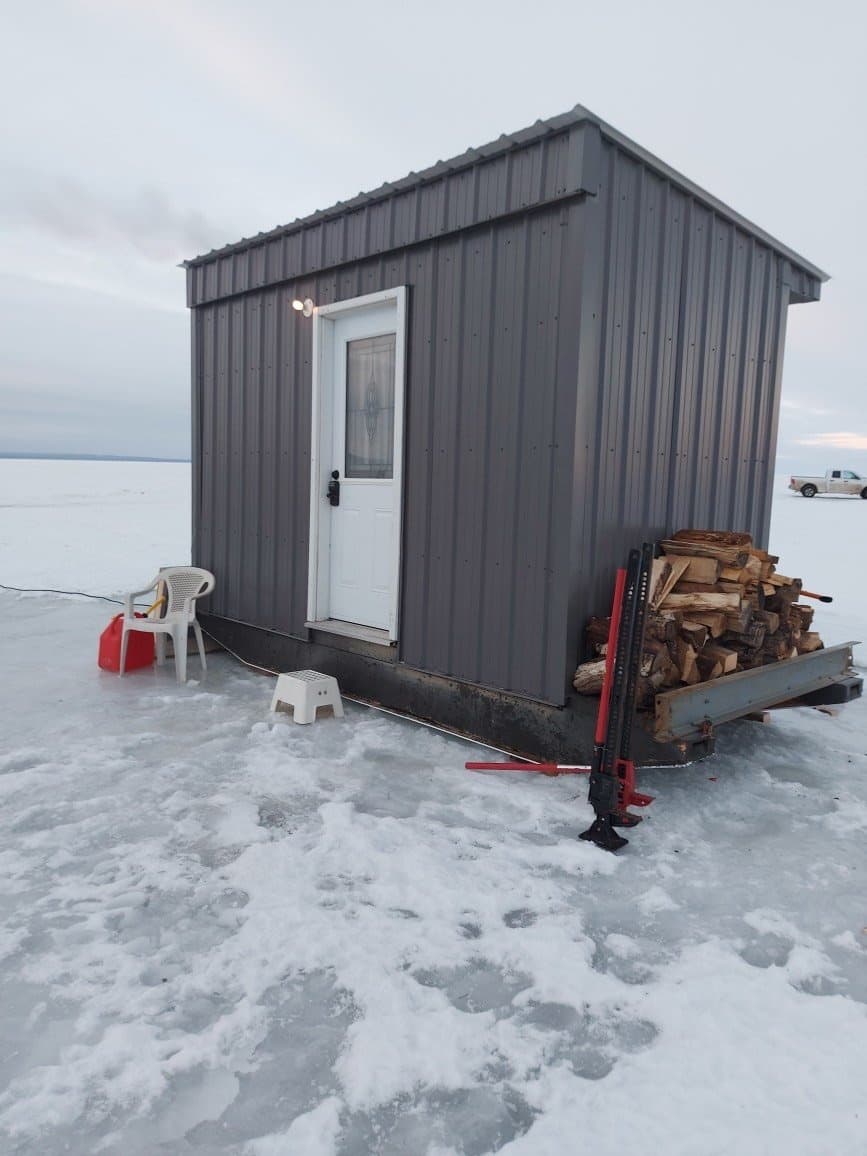 Experience Intimate Ice Fishing Retreats at Jensen's Ice Shack Rentals on Slave Lake